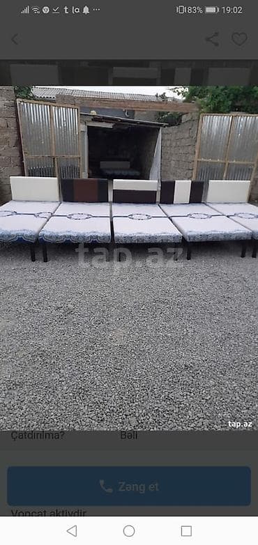 teze mebel: Çarpayılar Təzə hazırı var Çatdırılma var 1 nəgərlik 50 manat 2 — 1