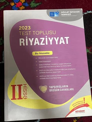 narkotik duxu qiymeti: Test kitablari her biri tezediryazilmayib qiymetinden asagi — 2