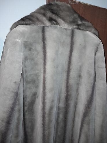 Шубы: Шуба, 2XL, 4XL, цвет - Серый — 10