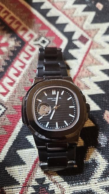 Patek Philippe üslubunda mexaniki qol saatı - Korpus: qara tonlarda lalafo.az -da Patek Philippe üslubunda mexaniki qol saatı - Korpus: qara tonlarda