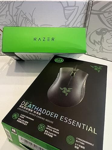 maus pad: Razer DeathAdder Essential – simli oyun siçanı Əsas xüsusiyyətlər: - — 4