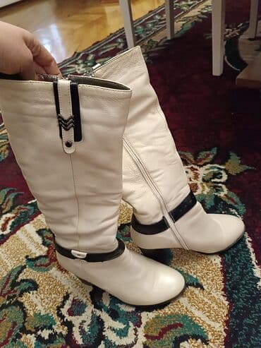 qadin botlari: Ölçü: 37, rəng - Bej, Yeni — 1