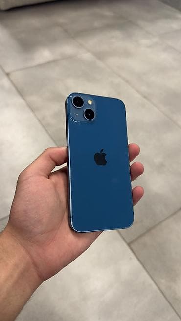 IPhone 13, 128 ГБ, Голубой, Гарантия, Беспроводная зарядка, Face ID — 1