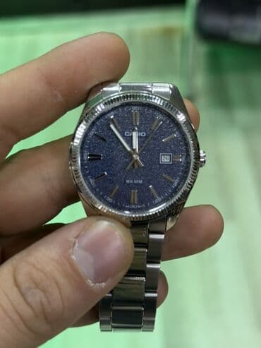 Сумки: Наручные часы, Casio, цвет - Синий — 4