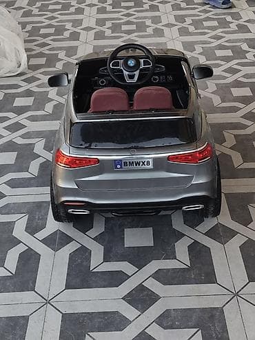 uşaqlar üçün maşınlar: Uşaq üçün elektrikli avtomobil – BMW X8 üslubunda - Korpus: metalik — 5