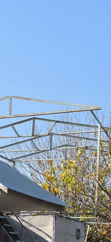 islenmis sifer: Metall konstruksiya karkası - Material: qalın profilli metal — 1