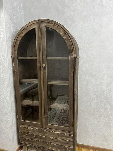 plastik skaf: Taxta vitrin şkaf
Yenidi — 2