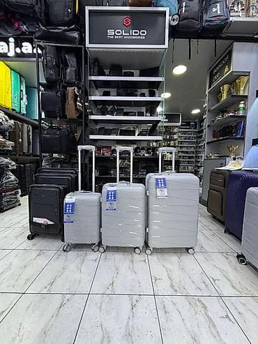 Sərt korpuslu səyahət çamadan dəsti - Material: Yüngül və davamlı