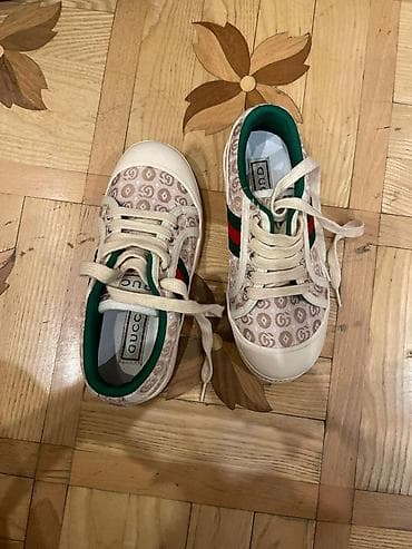 krosovka ayaqqabı: 32 razmer Uşaq üçün idman ayaqqabısı – Gucci üslubunda model - — 4