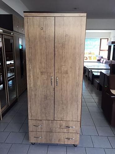 şkaflar ucuz: Yeni, 2 qapılı, Siyirməli, Qəhvəyi, Digər material, Açılan, Düz dolab — 2