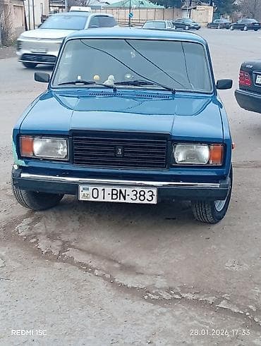piryora turbo.az: VAZ 2107 (Jiguli) – mavi rəng, klassik sedan Xüsusiyyətlər: - Kuzov — 1
