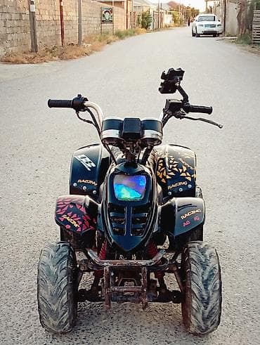aqua disk: Uşaq/yeniyetmələr üçün mini ATV (kvadrotsikl) - Kuzov: qara rəng — 4