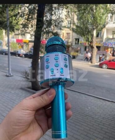 qizil baligin qiymeti: Karaoke mikrafonu.blutuzlu kalonkali, flescard gedir.qiymetler barbie — 3