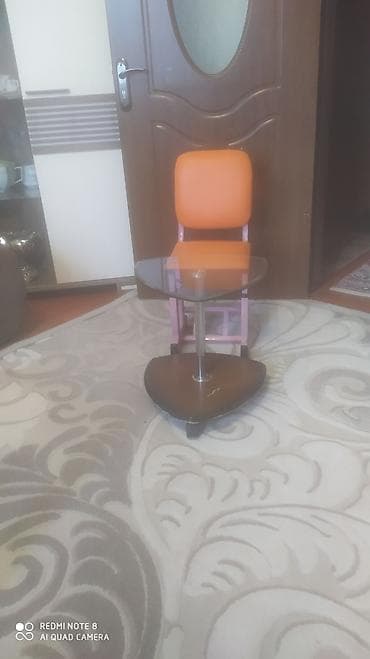 Столы: Журнальный стол, Нераскладной, Стекло — 1