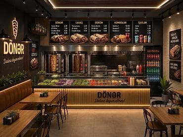 ps4 icare: Müasir dizayna malik dönər və fast-food məkanı.icra hakimiyyəti — 1