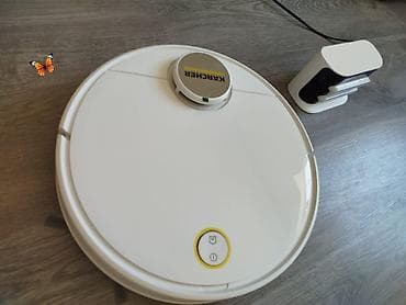 Kärcher robot tozsoran - Dairəvi, kompakt dizayn; ağ korpus - — 1