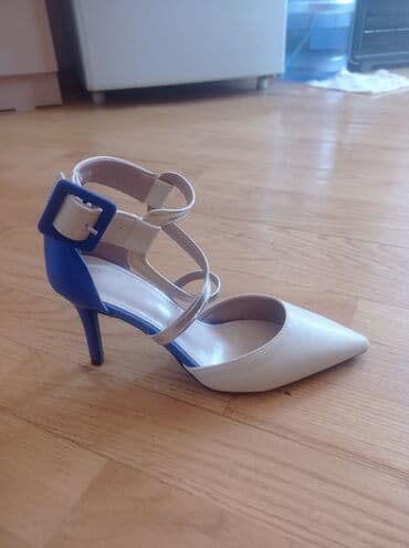 школьные туфли: Туфли, Размер: 36, цвет - Белый, Новый — 2