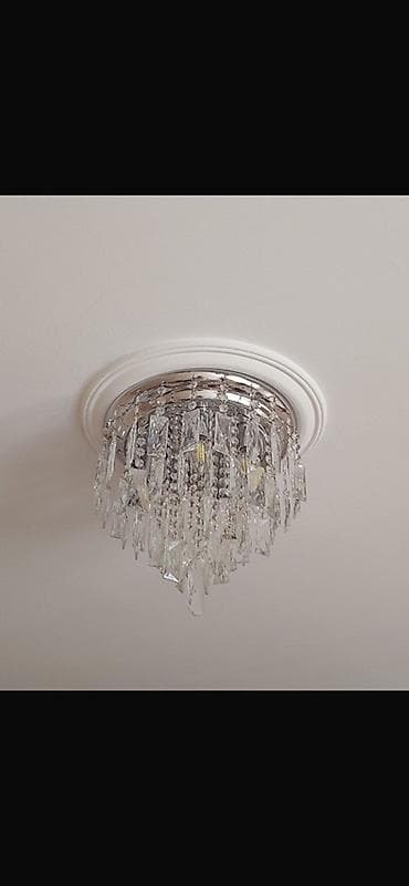 Çılçıraq, 7 lampa, Xrustal — 3