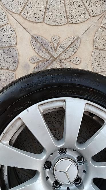 r16 bmw: İşlənmiş Disk təkər Mercedes-Benz 225 / 55 / R 16, 5 Boltlu — 2
