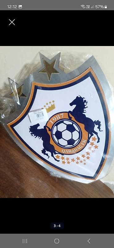 Maye divar kağızları: Daxildi.Məhsul: Futbol klublarının loqolu “Hədəf Qutusu” divar dekoru — 1