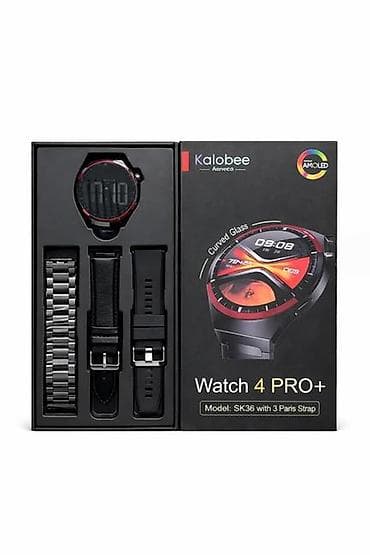 Smart qolbaqlar: Smart saat, Sensor ekran, rəng - Qara — 1