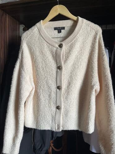 Çimərlik geyimləri: AMISU qadın kardiqanı - Model: qısa kəsimli, düyməli kardiqan - Rəng — 2