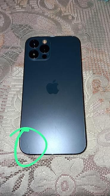 iphone 12 sekilleri: IPhone 12 Pro, 128 GB, Pacific Blue, Barmaq izi, Simsiz şarj, Face ID — 8