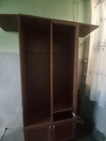 Mebel dəsti – şkaf, komod və tumbi - Şkaf: İki bölməli, yuxarıda — 1