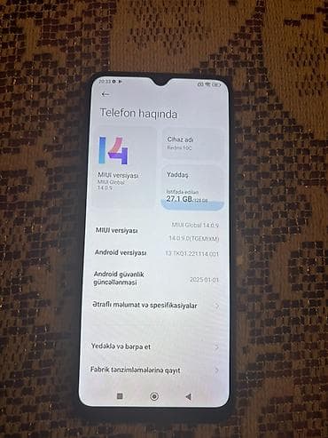 printer canon mf3010: Redmi 10C, 128 GB, rəng - Qara, Barmaq izi, İki sim kartlı, Face ID — 4