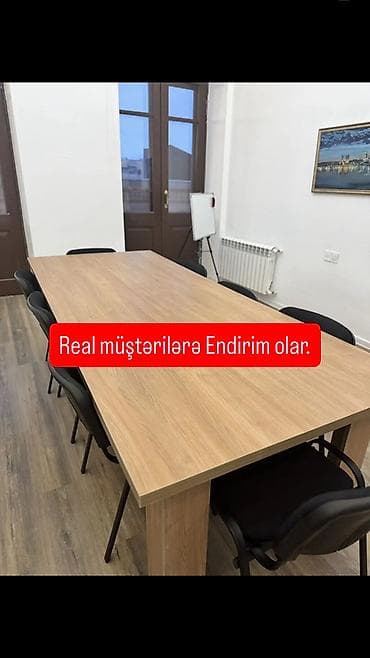 yazl masasl: Konfrans zalı üçün, Dördbucaq masa — 1