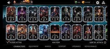 Mortal Kombat Mobile oyunu üçün yüksək səviyyəli hesab - Profil