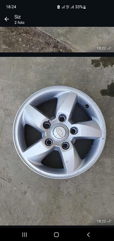 Disk Kia R 16, 5 Boltlu