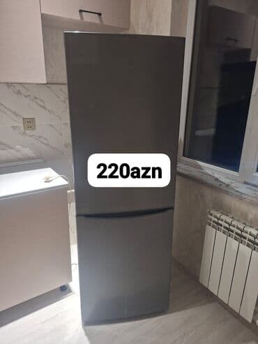 samavar satisi: İki qapılı soyuducu - Rəng: metalik boz - Üst hissə – soyuducu bölmə — 1