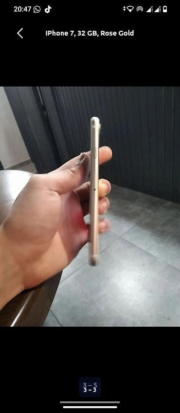 apple iphone x: IPhone 7, 32 GB, Rose Gold, Barmaq izi — 2
