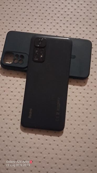 xiaomi mi 14t: Redmi Note 11S, 128 GB, rəng - Qara, Barmaq izi — 5