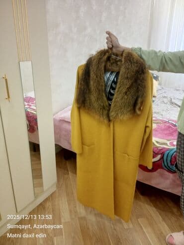 koja kurtkalar qadin: Palto, rəng - Sarı — 6
