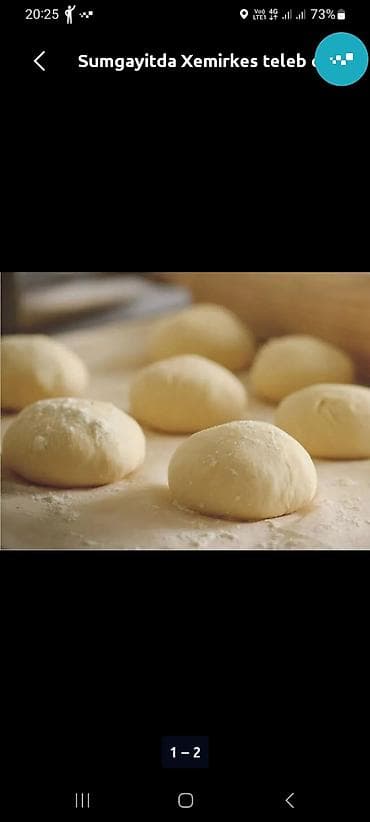 Ev personalı və təmizlik: Aşpaz tələb olunur, Çörəkçi — 1