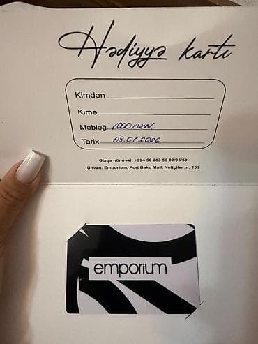 Emporium hediyye karti yanvar ayina kimi etibarlidir — 1