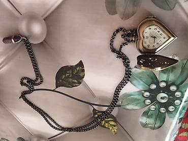 kordinal sep: Ürünün təsviri: - Ürək formalı, qapaqlı kolye-saat (lövhəli medalon) — 3