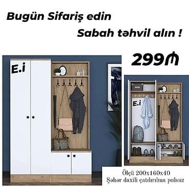 embawood dolab: Dəhliz dolabı rəng seçimi var çatdırılma var 299 azn Yep yeni model — 1