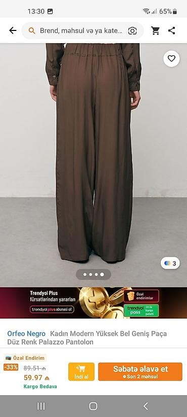 parasut salvar: Salam metrolara çatdırılma var. Trendyoldan alınıb yenidir istifade — 4