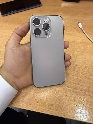 artel 360: IPhone 15 Pro, 128 GB, Natural Titanium, Face ID — 2