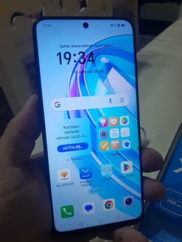 сенсорный экран на телефон fly 506: Honor X8a, 128 GB, rəng - Qara, Sensor, Barmaq izi, İki sim kartlı — 3