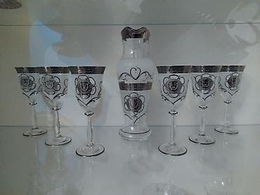 dəst: Qədimi üslubda bəzədilmiş şüşə dəst Konfet qablari cutu 40 manat. Yeni — 1