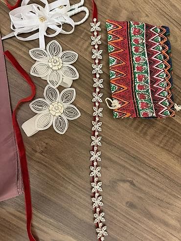 Другие комплектующие: Bunlar 1 defe istifade olunub‼️ Amma tek Gelinlik Bel Baği Baha Alinib — 3