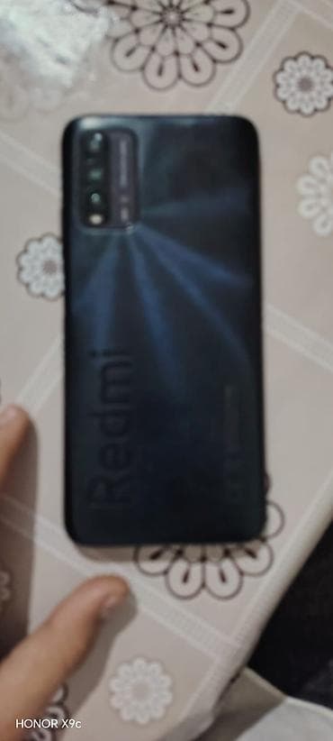 qusar telefon satisi: Redmi 9T, 64 GB, rəng - Qara, Barmaq izi — 4