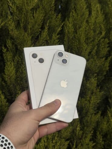 12 iphone qiymeti: IPhone 13, 128 GB, Ağ, Simsiz şarj, Face ID, Sənədlərlə — 1