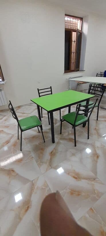 metbex masa ve oturacaqlar: Квадратный стол, Для кухни, Для прихожей, Для балкона, 4 персоны, Нераскладной, Азербайджан, C гарантией — 3