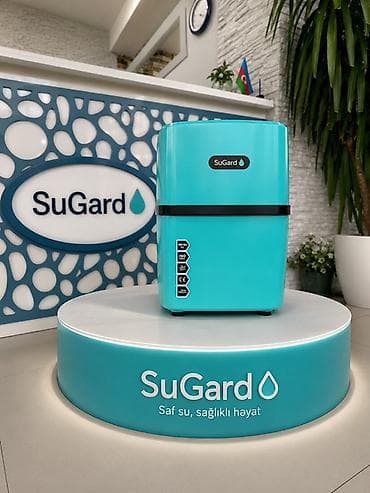 wi və sa: SuGard su təmizləmə sistemi - Rəng: firuzəyi korpus, kompakt masaüstü — 1