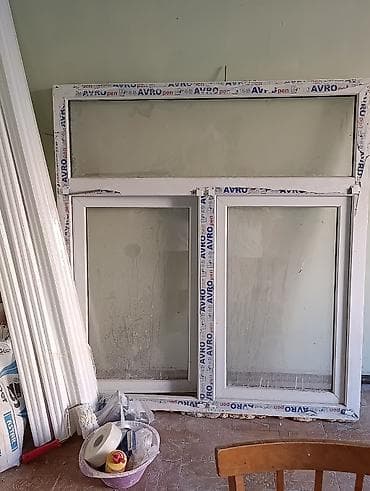 Pencere plastik 135x145 razmeri